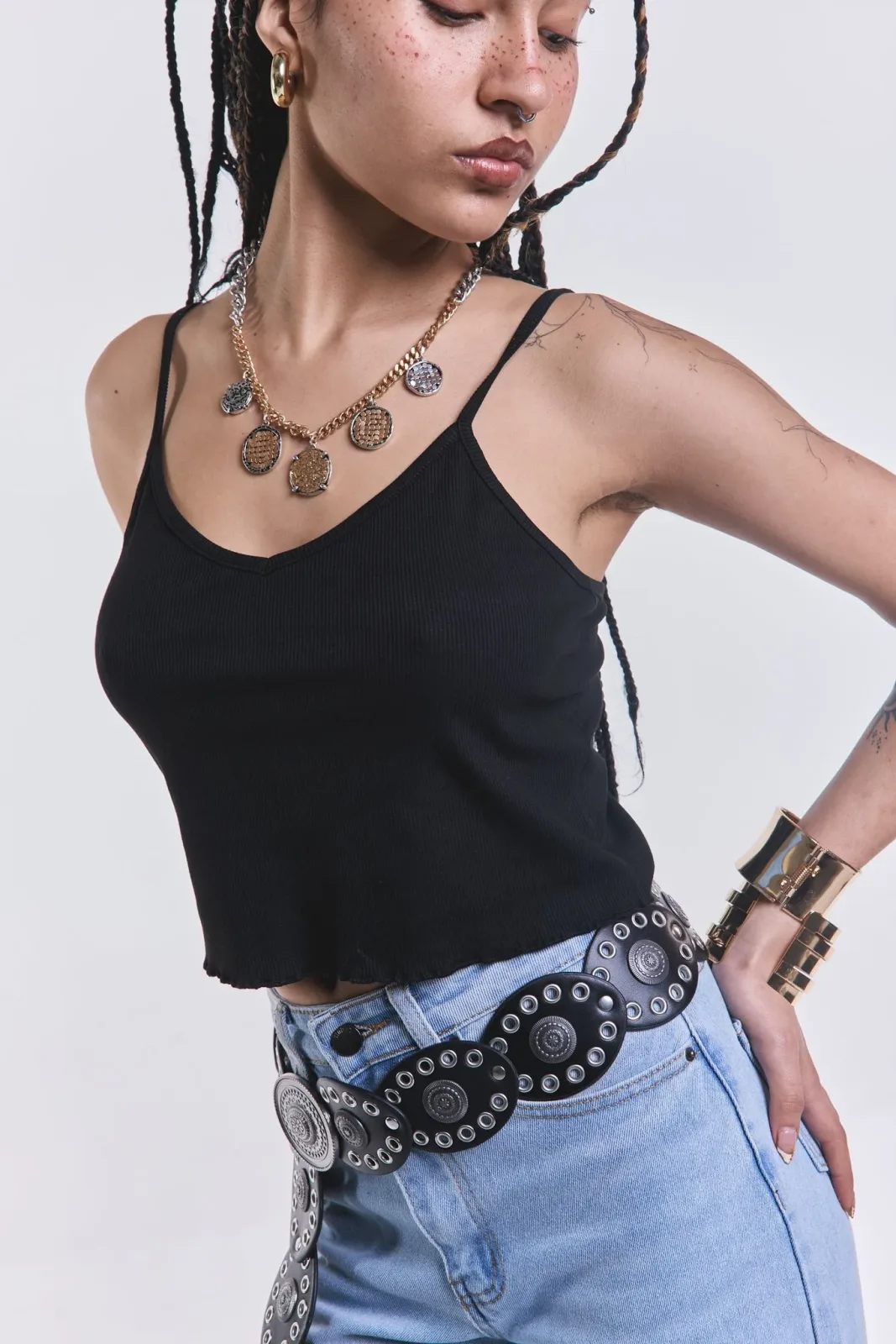Musculosa Fresh Negro L26-3023