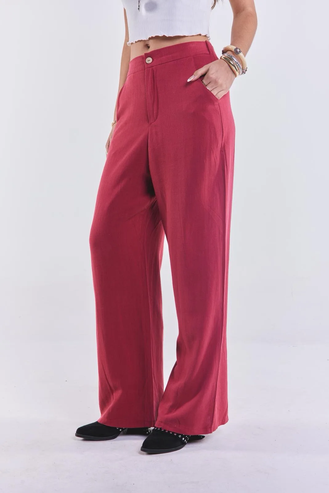 Pantalon Vivir Bordeaux