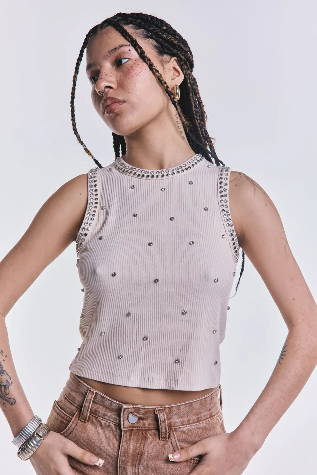Musculosa Pulso Beige L26-3043