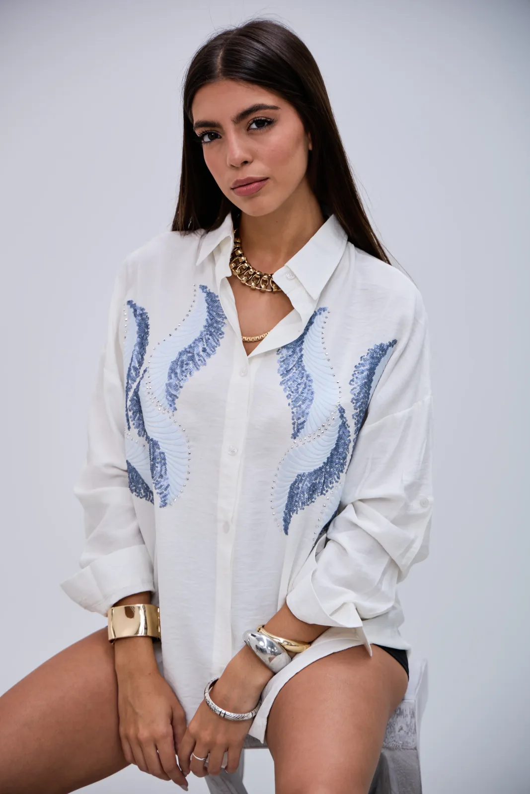Camisa Remocion Blanco L26-3344