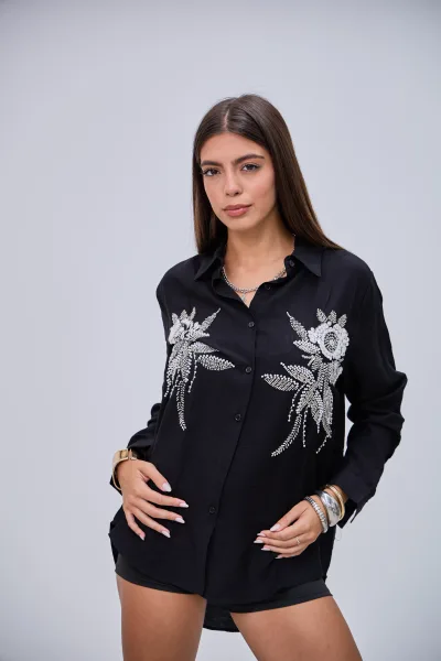 Camisa Atraccion Negro L26-3343