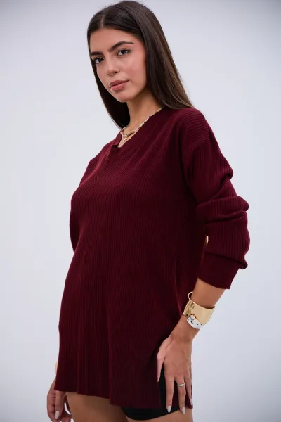 Sweater Dosis Bordeaux L26-3358