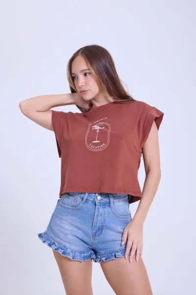 Remera Sunshine Bordeaux