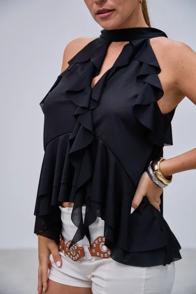 Blusa Seduccion Negro L26-3326
