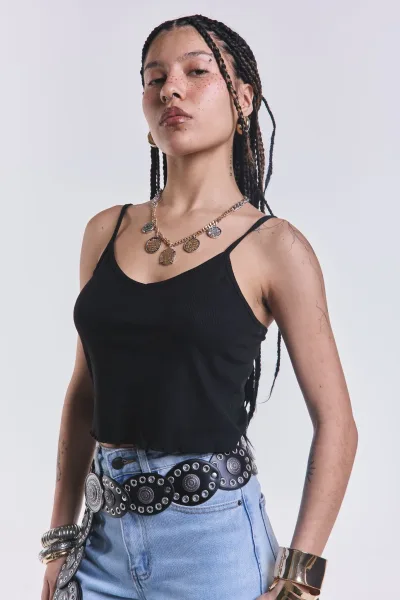 Musculosa Fresh Negro L26-3023