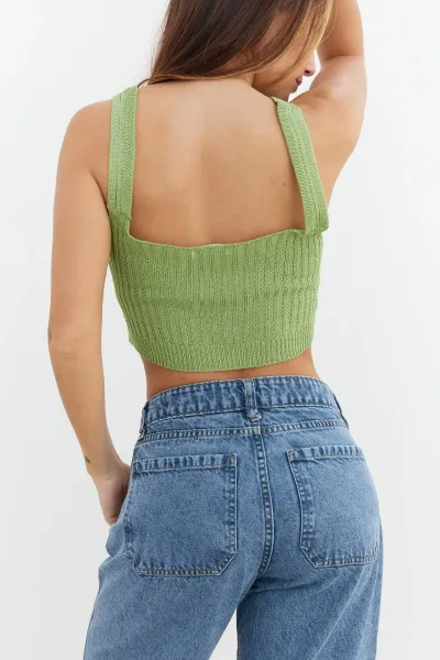 Top sandía verde