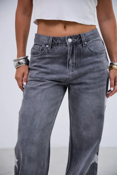 Denim Estrellas Gris R14