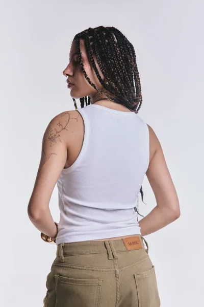 Musculosa Basica Morley Blanco L26-3021
