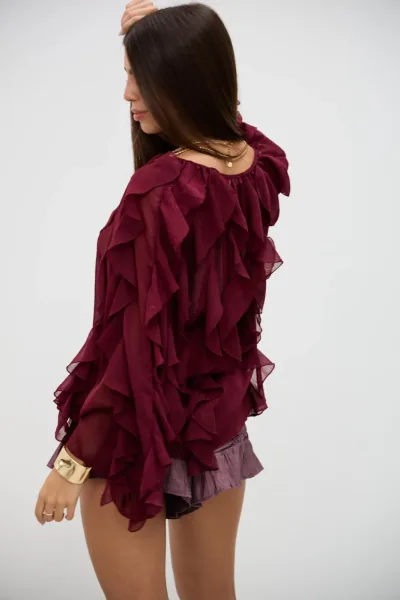 Blusa Delirio Bordeaux L26-3314