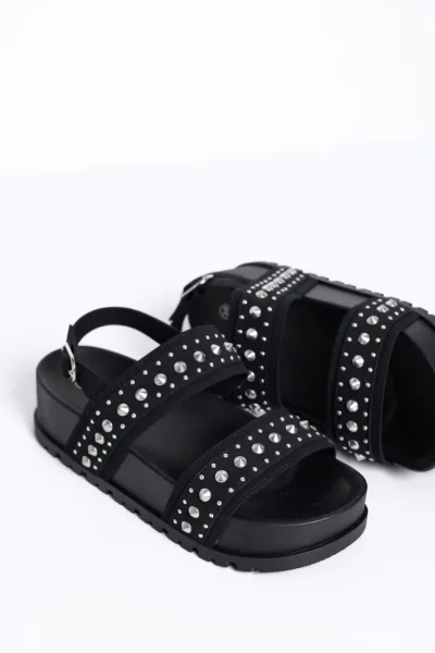 Sandalia Chunky Black YY-02