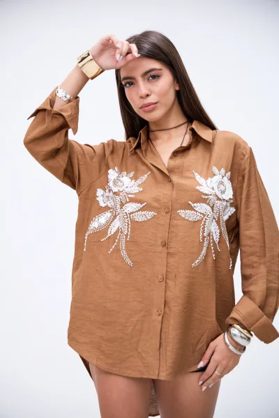 Camisa Atraccion Marron L26-3343