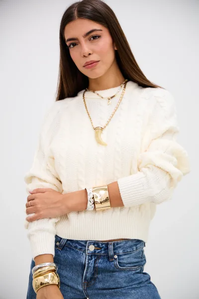 Sweater Momento Crudo L26-3362
