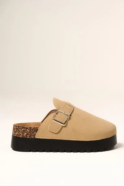 Zueco Alto Beige   YY-01
