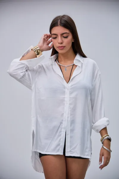 Camisa Lisa Blanco L26-3307