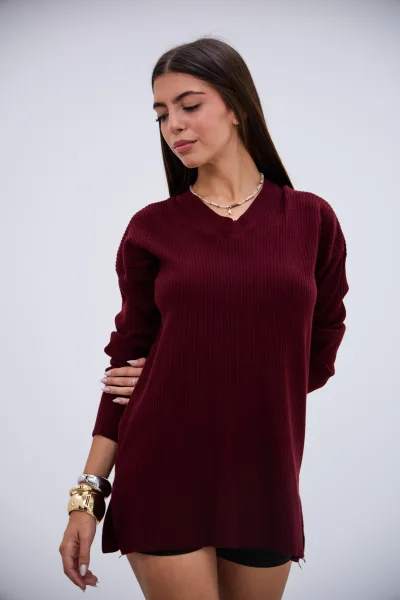 Sweater Dosis Bordeaux L26-3358