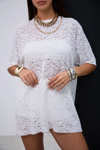 Remeron Encaje Blanco L26-3330