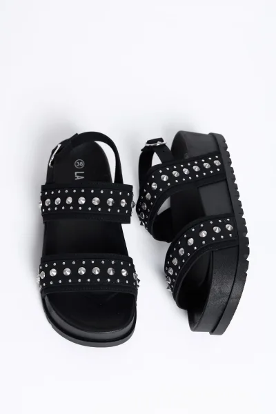 Sandalia Chunky Black YY-02