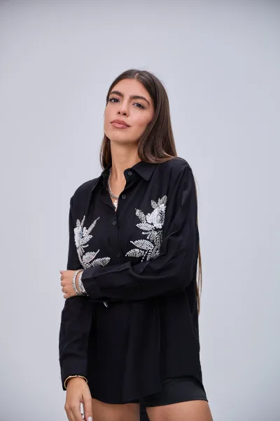 Camisa Atraccion Negro L26-3343