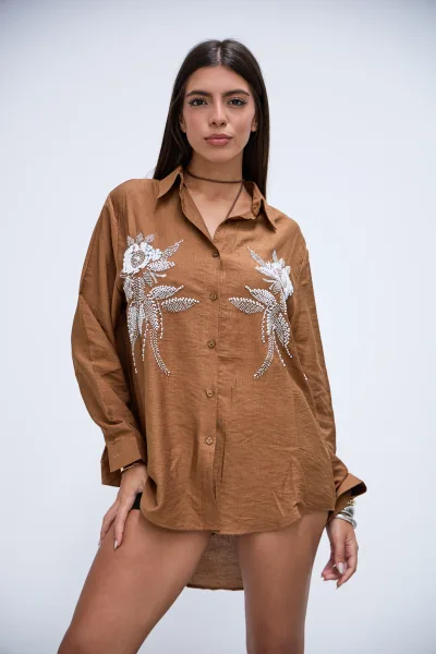 Camisa Atraccion Marron L26-3343