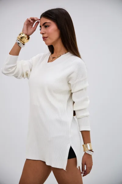 Sweater Dosis Blanco L26-3358
