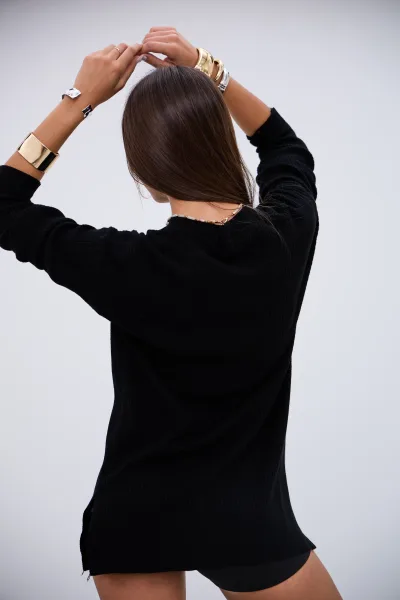 Sweater Dosis Negro L26-3358