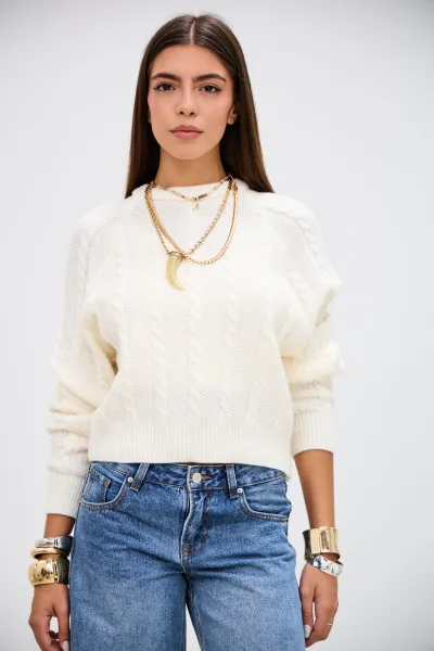 Sweater Momento Crudo L26-3362