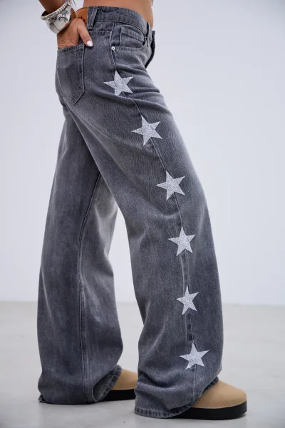 Denim Estrellas Gris R14