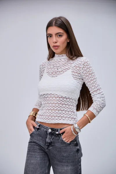 Remera Irresistible Blanco L26-3328