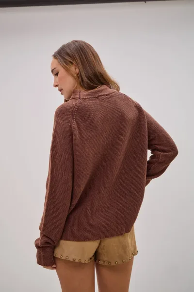Sweater Frecuencia Choco L26-3367