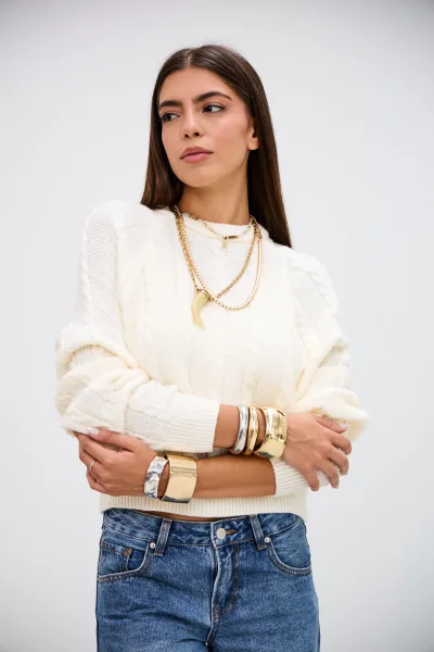 Sweater Momento Crudo L26-3362