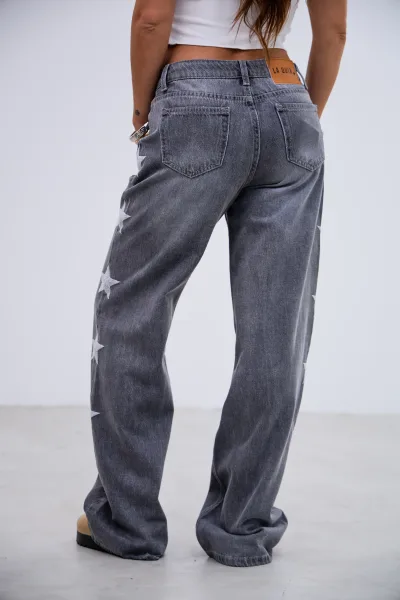 Denim Estrellas Gris R14