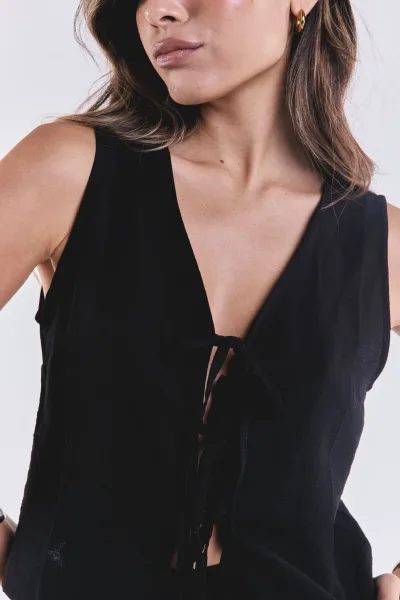 Chaleco Luz Negro L26-3079A