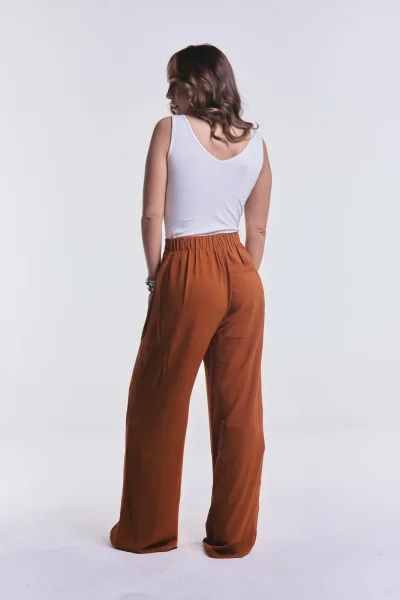 Pantalon Volver Camel L26-3032