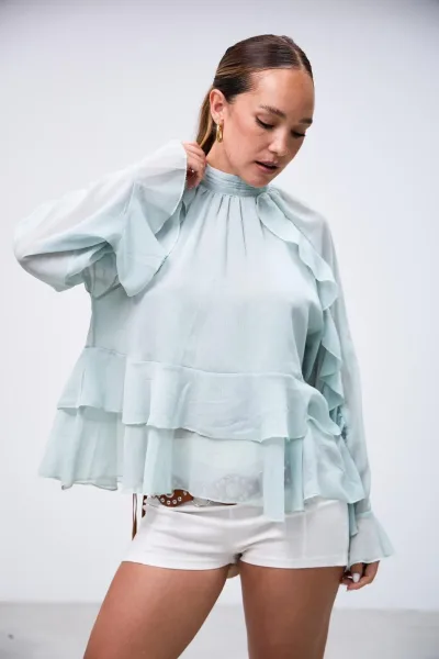 Blusa Elevacion verde l26-3325