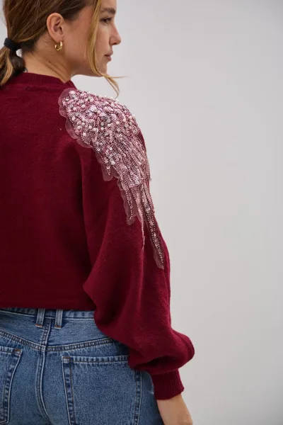 Sweater Rapsodia Bordeaux L26-3356