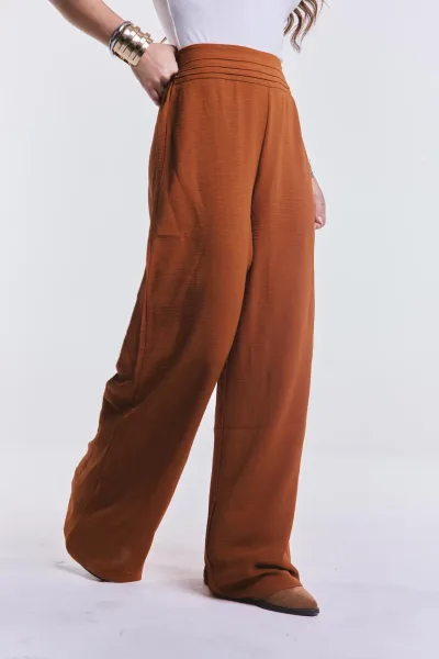 Pantalon Volver Camel L26-3032