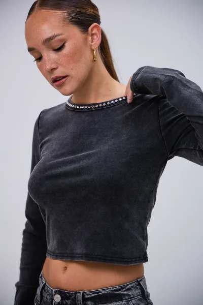 Remera Vibra Negro L26-3311