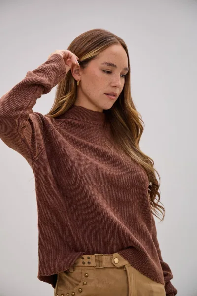 Sweater Frecuencia Choco L26-3367