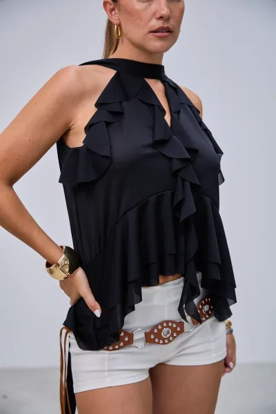 Blusa Seduccion Negro L26-3326