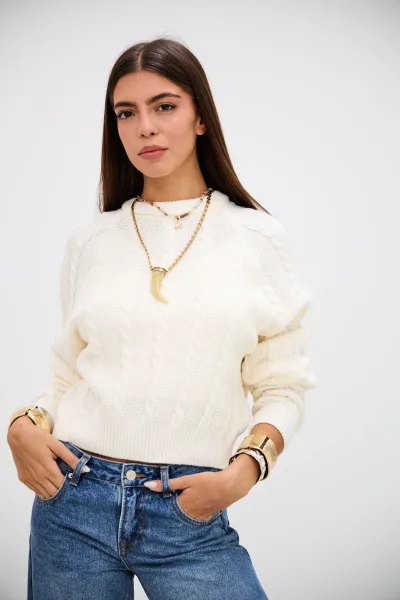 Sweater Momento Crudo L26-3362