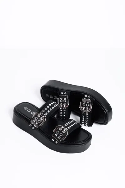 Sandalia Harley Black YY-03