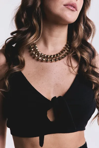 Top Volver Negro L26-3034