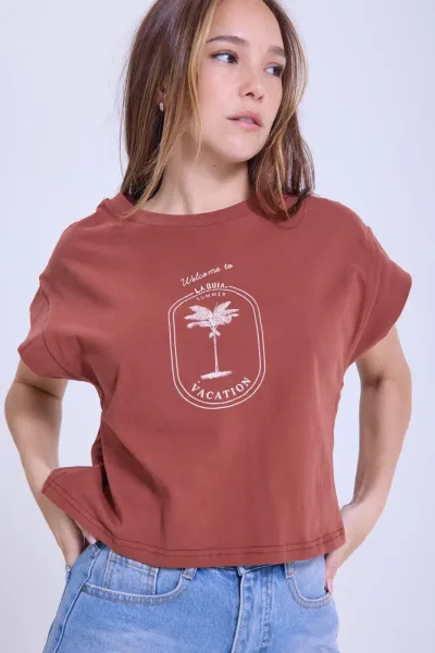 Remera Sunshine Bordeaux