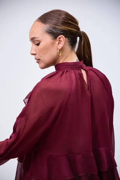 Blusa Elevacion Bordeaux l26-3325