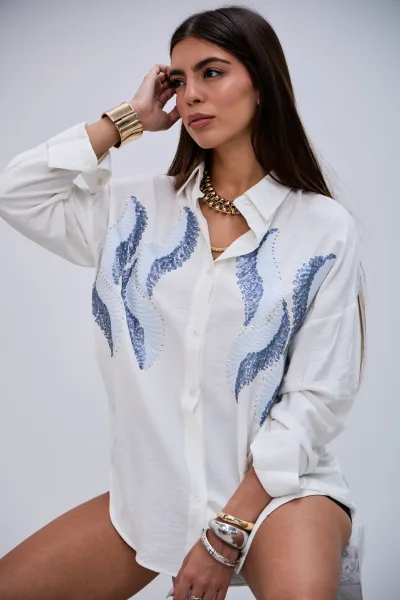 Camisa Remocion Blanco L26-3344