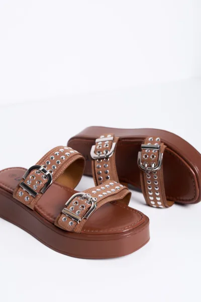 Sandalia Harley Camel YY-03