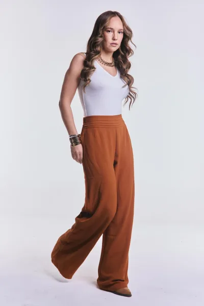 Pantalon Volver Camel L26-3032