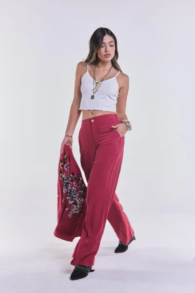 Pantalon Vivir Bordeaux