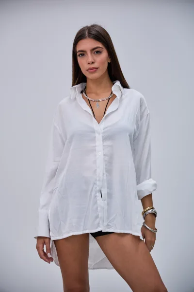 Camisa Lisa Blanco L26-3307