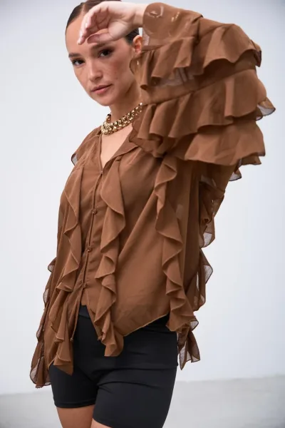 Blusa Delirio Marron L26-3314